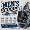 Men’s Healthcare Mystery Scoop | Gifts for Male Nurses, EMTs, CNAs, Paramedics & Medical Professionals | Customized Surprise Gift Box | Nurse