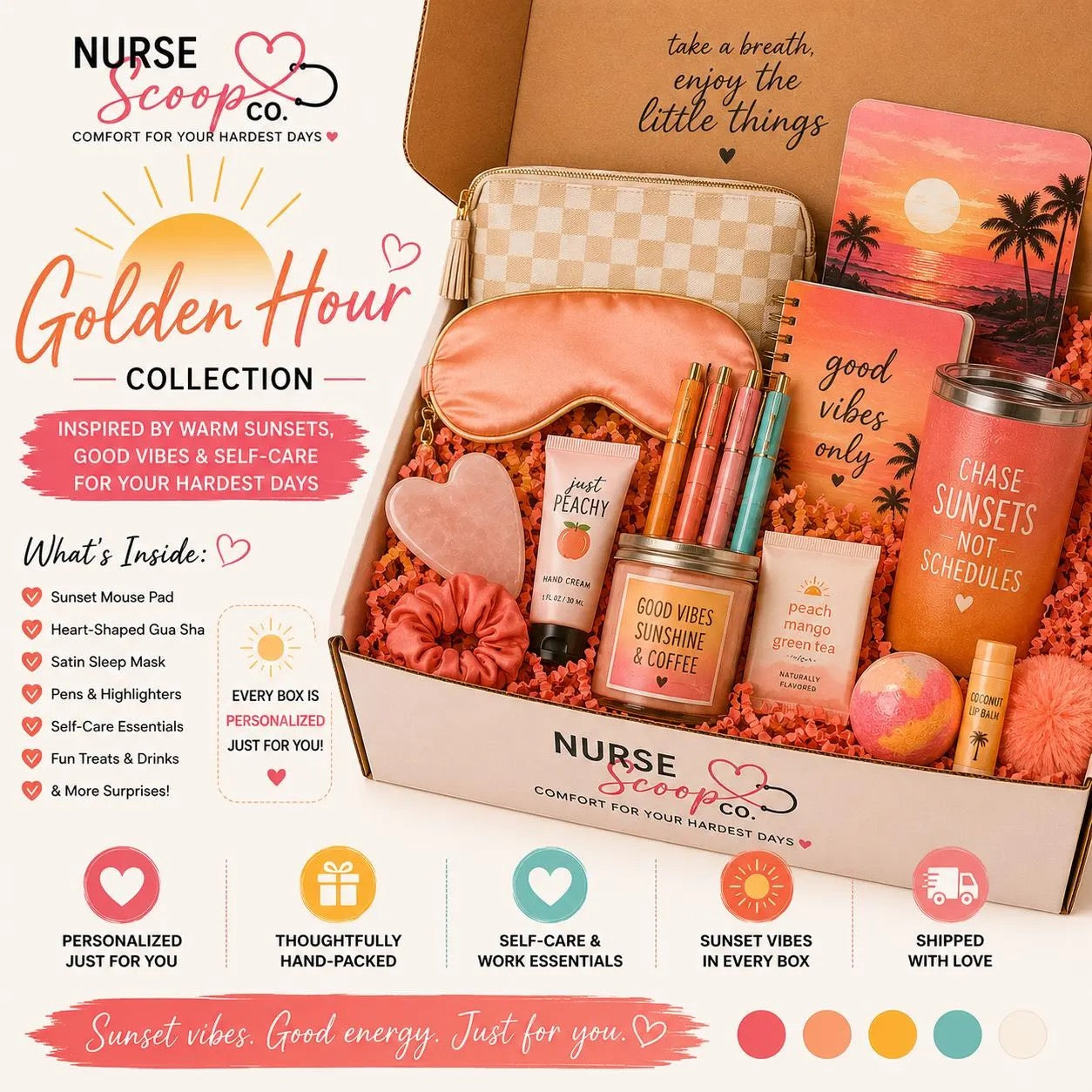 Signature Collection by Nurse Scoop Co  Personalized Gift Box | Teacher Gift | Christian Gift | Book Lover Gift | Pet Lover Gift