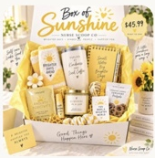Nurse Scoop Co Box of Sunshine yellow mystery gift box